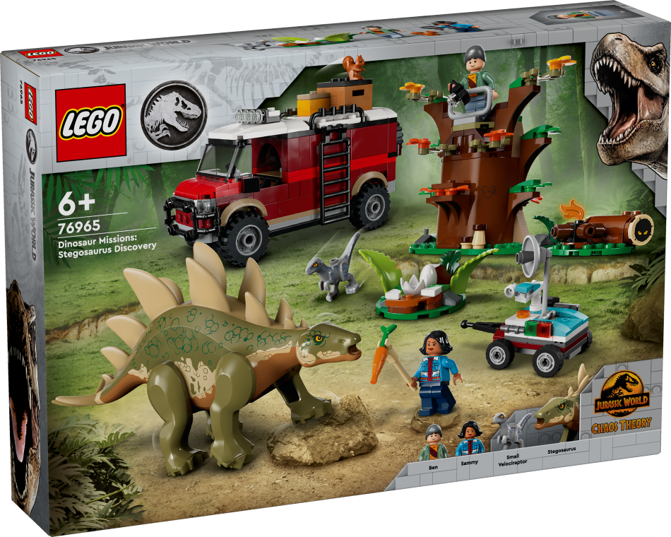 76965 LEGO® Jurassic World Dinozauru misijas: stegozaura atklāšana, 6+ gadi, 2024 gada modelis