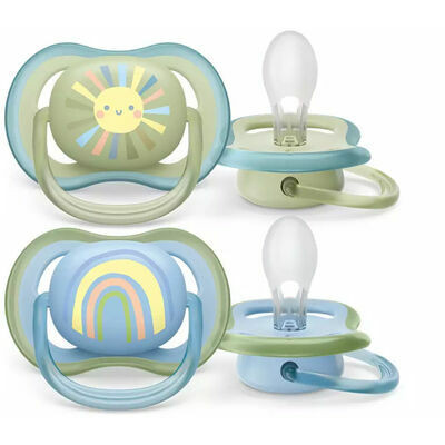 Philips Avent māneklītis Ultra Air, 0-6M (2 gab), zēniem SCF085/58