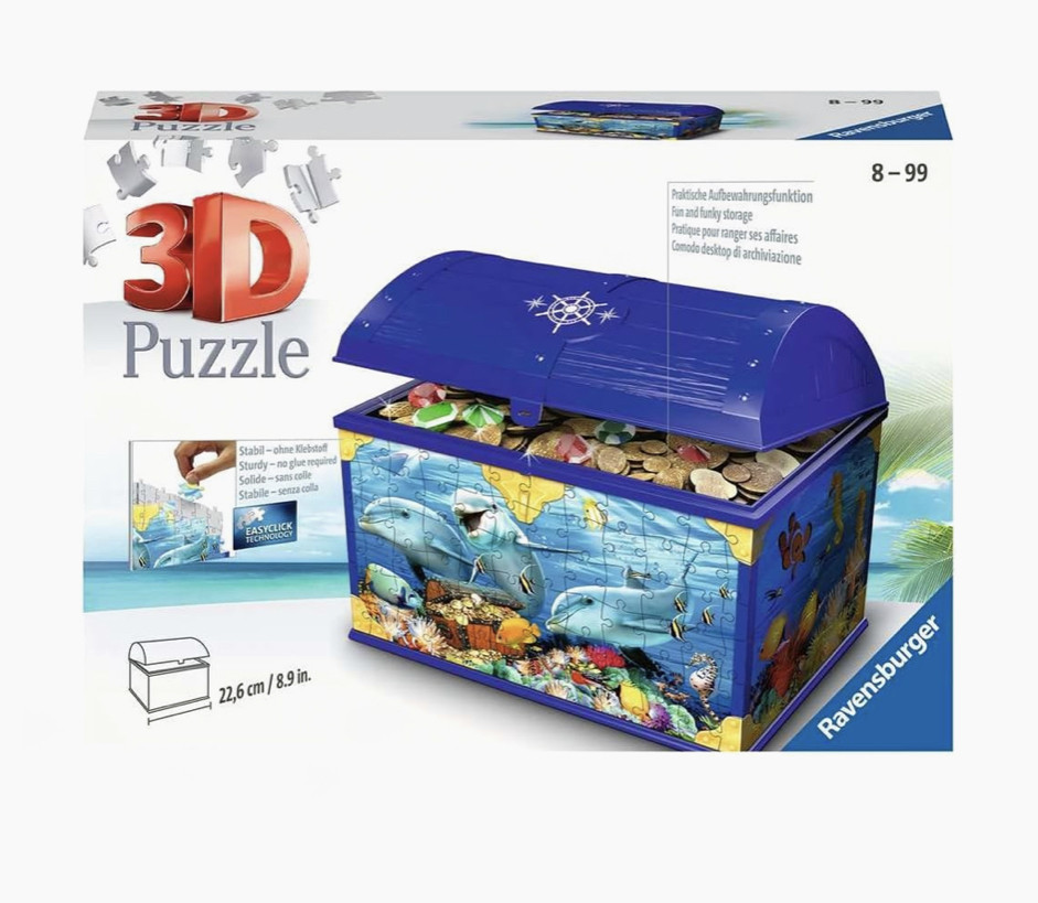 Ravensburger 3D puzle Zemūdens Lāde
