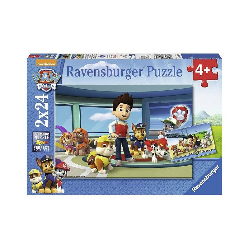 Ravensburger puzle Paw Patrol 2 x 24 gab, 4+ gadiem