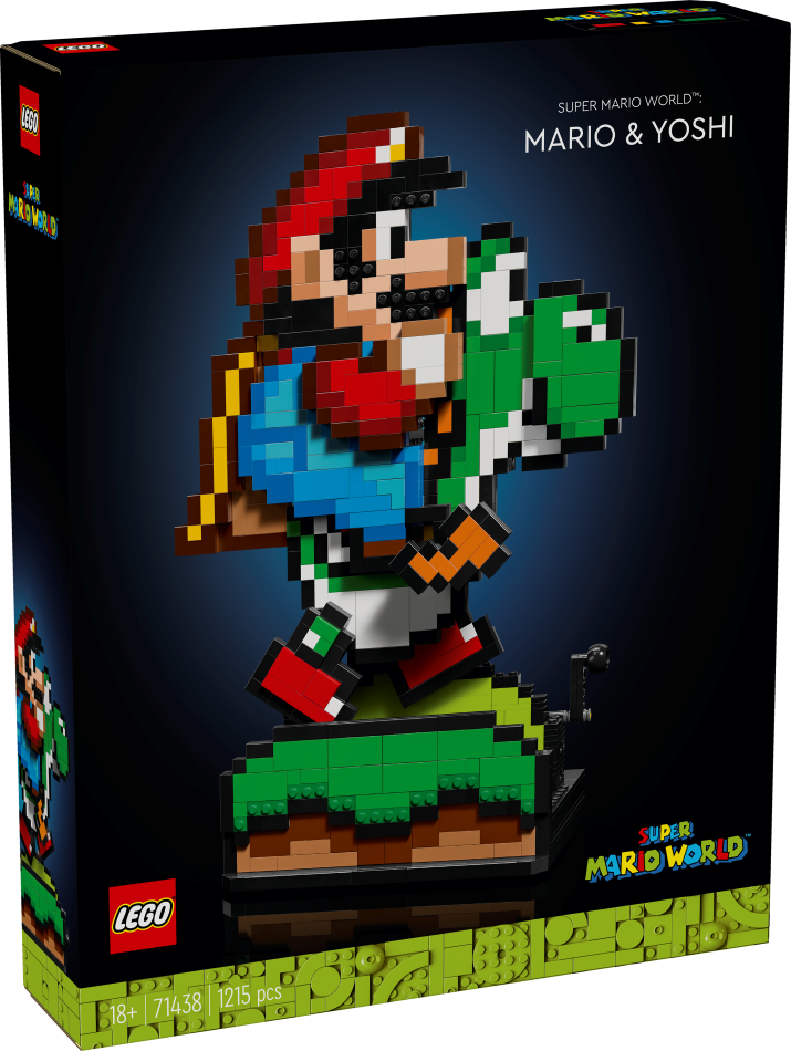 71438 LEGO Super Mario World™: Mario un Yoshi, 18+ , модель 2024 года