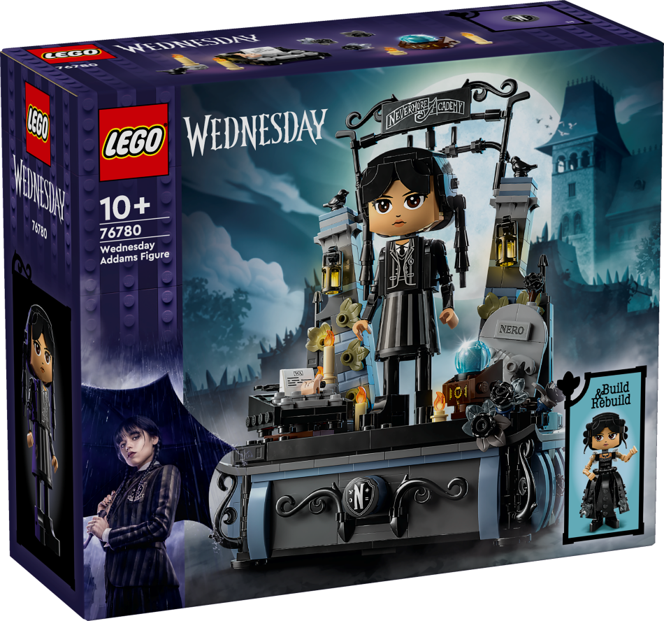 76780 LEGO® Wednesday Addams figūra, 10+ gadi, 2024 gada modelis