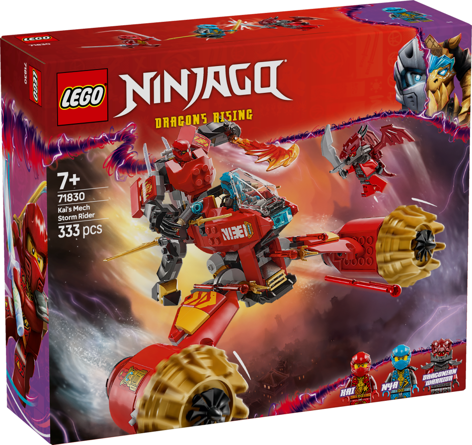 71830 LEGO® Ninjago Мех Штормовой наездник Кая, 7+ , модель 2025 года