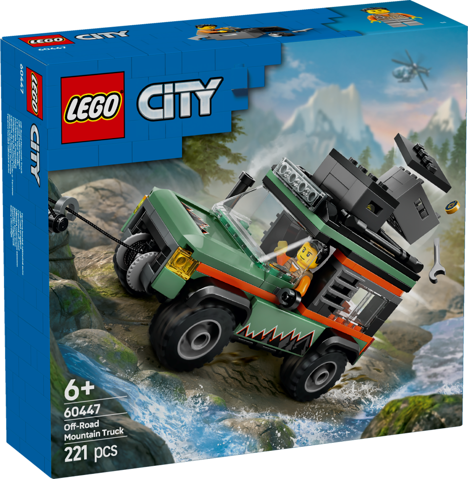 60447 LEGO® City Bezceļu 4x4 kalnu auto,6 + gadi, 2025 gada modelis