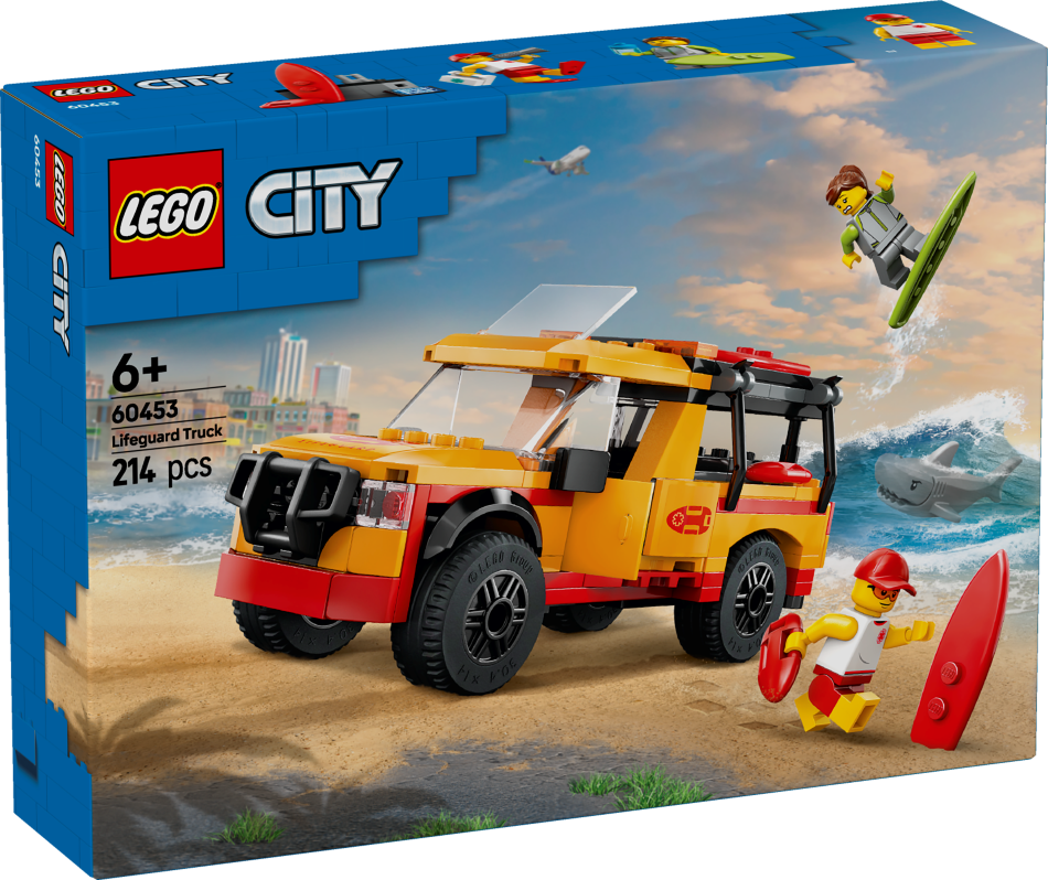 60453 LEGO® City Спасательный внедорожник на пляже, 6+ , модель 2025 года