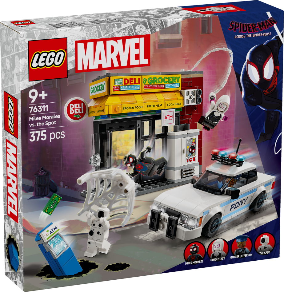 76311 LEGO® Marvel Super Heroes Zirnekļcilvēks pret Venom muskuļauto, 7+ gadi, 2025 gada modelis