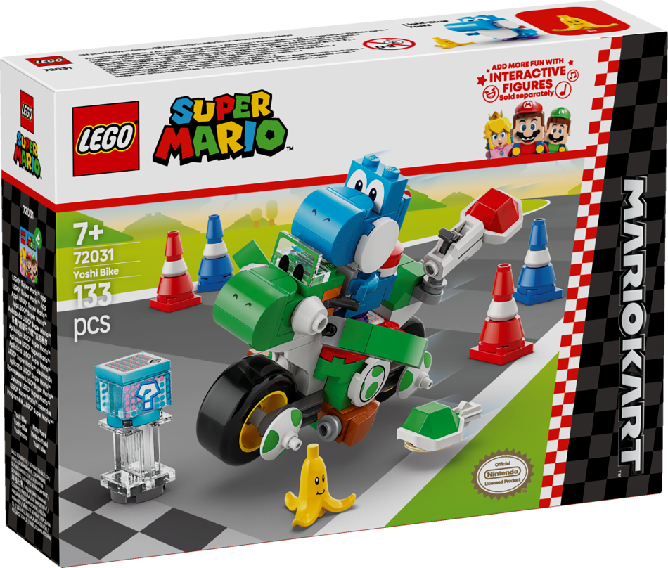 72031 LEGO® Super Mario Mario Kart™ – Yoshi bike, 7+ gadi, 2025 gada modelis