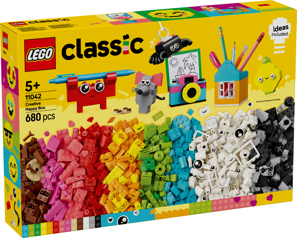 11042 LEGO® Classic Radošā prieka kārba , 5+ gadi, 2025 gada modelis