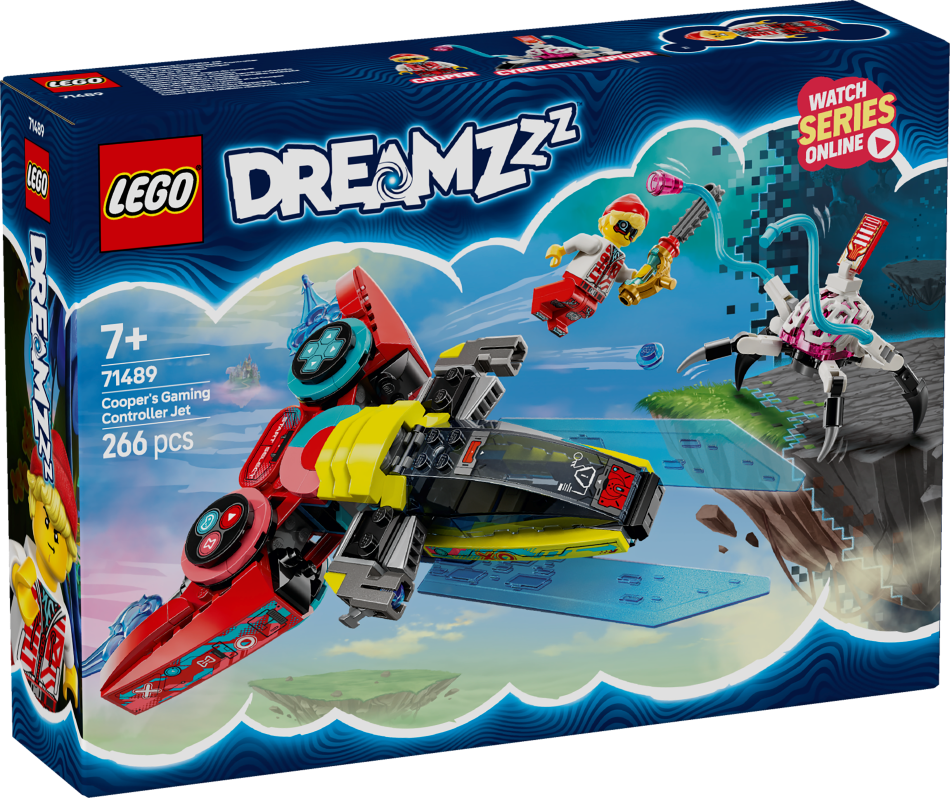 71489 LEGO® DREAMZzz™ Cooper spēļu vadības pults-lidaparāts , 7+ gadi, 2025 gada modelis