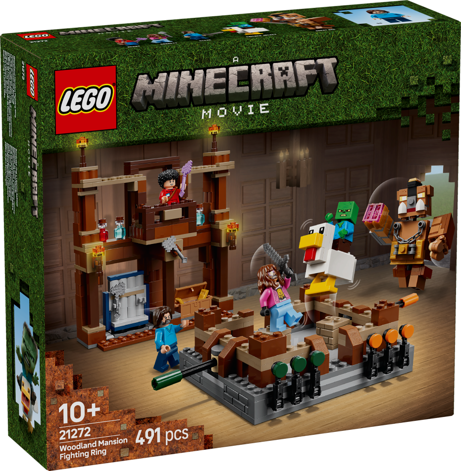 21272 LEGO® Minecraft Боевой ринг в лесном особняке, 10+ лет, модель 2025 года