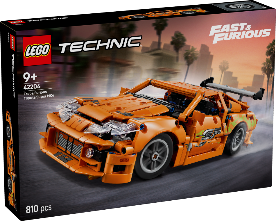 42204 LEGO® Technic Форсаж Toyota Supra MK4, 9+ лет, модель 2025 года