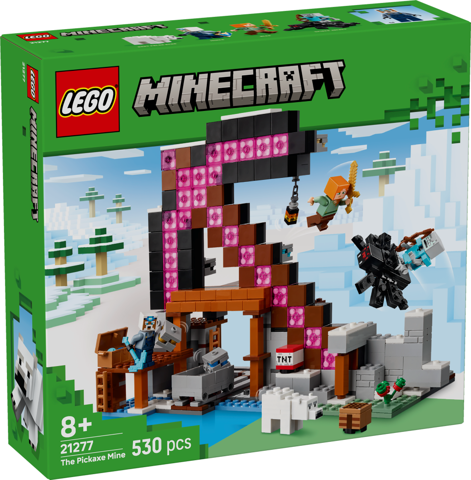 21277 LEGO® Minecraft Cirtņa raktuves , 8+ gadi, 2025 gada modelis