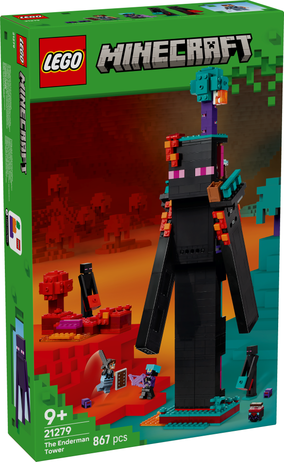 21279 LEGO® Minecraft Enderman tornis , 9+ gadi, 2025 gada modelis
