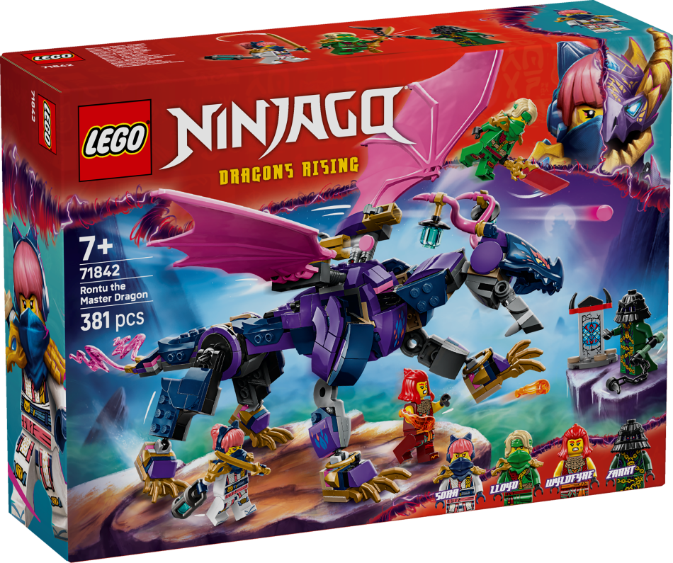 71842 LEGO® Ninjago Pūķu meistars Rontu, 7+ gadi, 2025 gada modelis