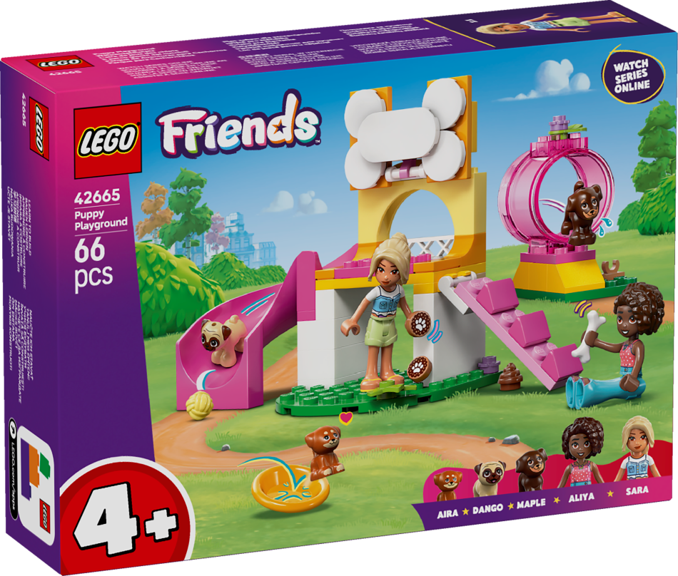 42665 LEGO® Friends Kucēnu rotaļlaukums, 4+ , модель 2025 года