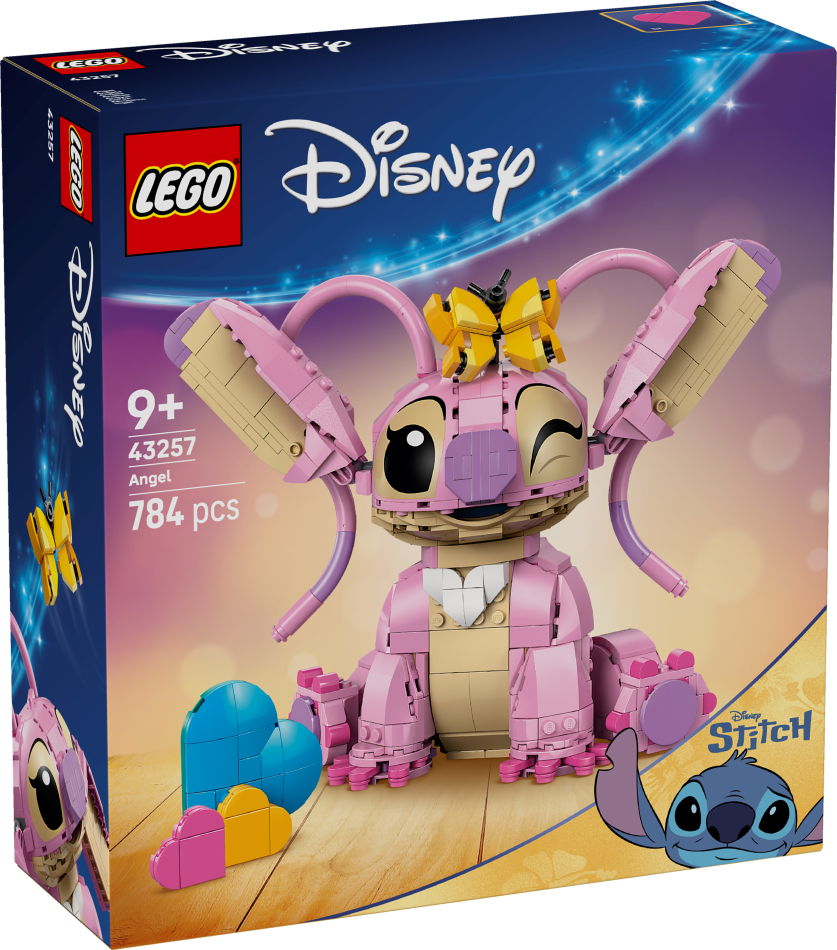 43257 LEGO® Disney Stitch Angel, 9+ gadi, 2025 gada modelis