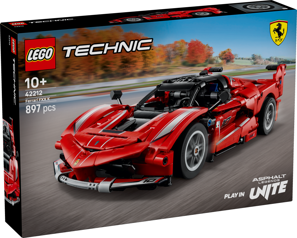 42212 LEGO® Technic Ferrari FXX K, 10+ gadi, 2025 gada modelis