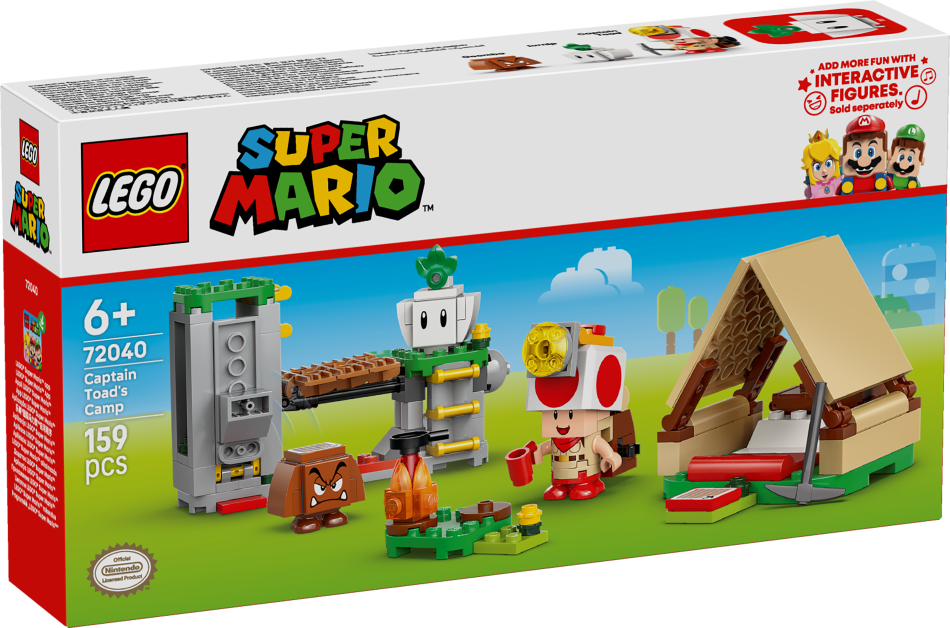 72040 LEGO® Super Mario Captain Toad nometne, 6+ gadi, 2025 gada modelis