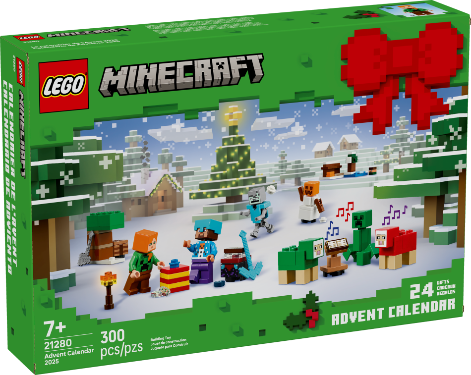 21280 LEGO® Minecraft Adventes kalendārs, 7+ gadi, 2025. gada