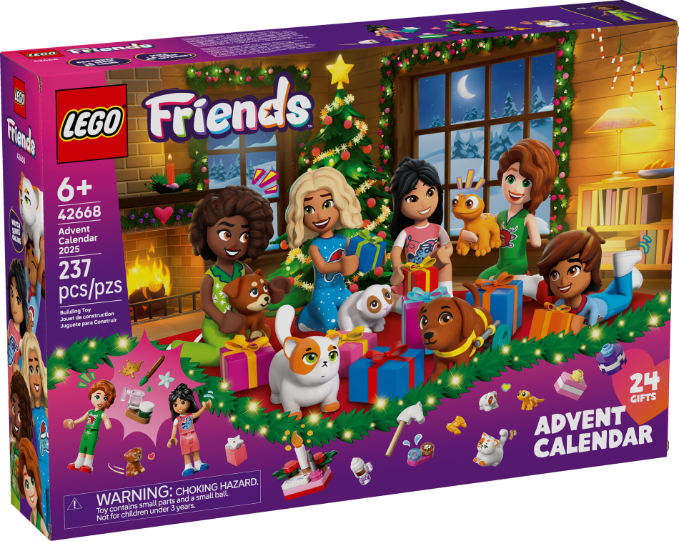 42668 LEGO® Friends 2025. gada adventes kalendārs, 6+ gadi