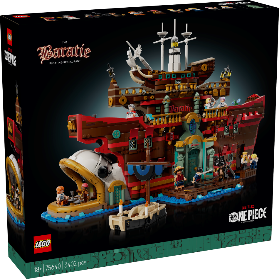 75640 LEGO® One Piece Peldošais restorāns “Baratie” , 18+ gadi, 2025 gada modelis