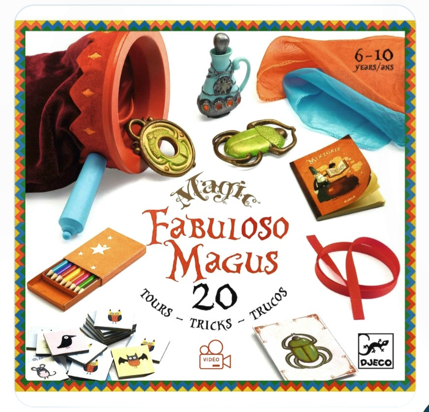 DJECO Burvju triku komplekts - Fabuloso Magus - 20 triki, 6-10 gadiem, Art. 9962