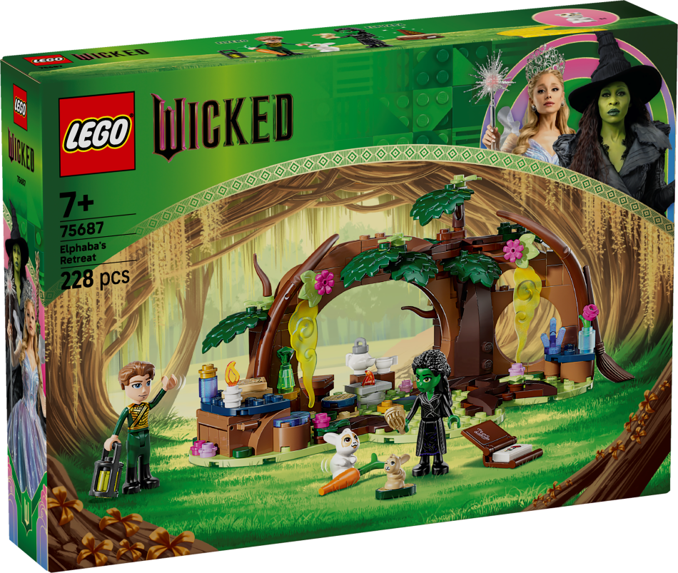 75687 LEGO® Wicked Elphaba atpūtas vieta, 7+ gadi, 2025 gada modelis