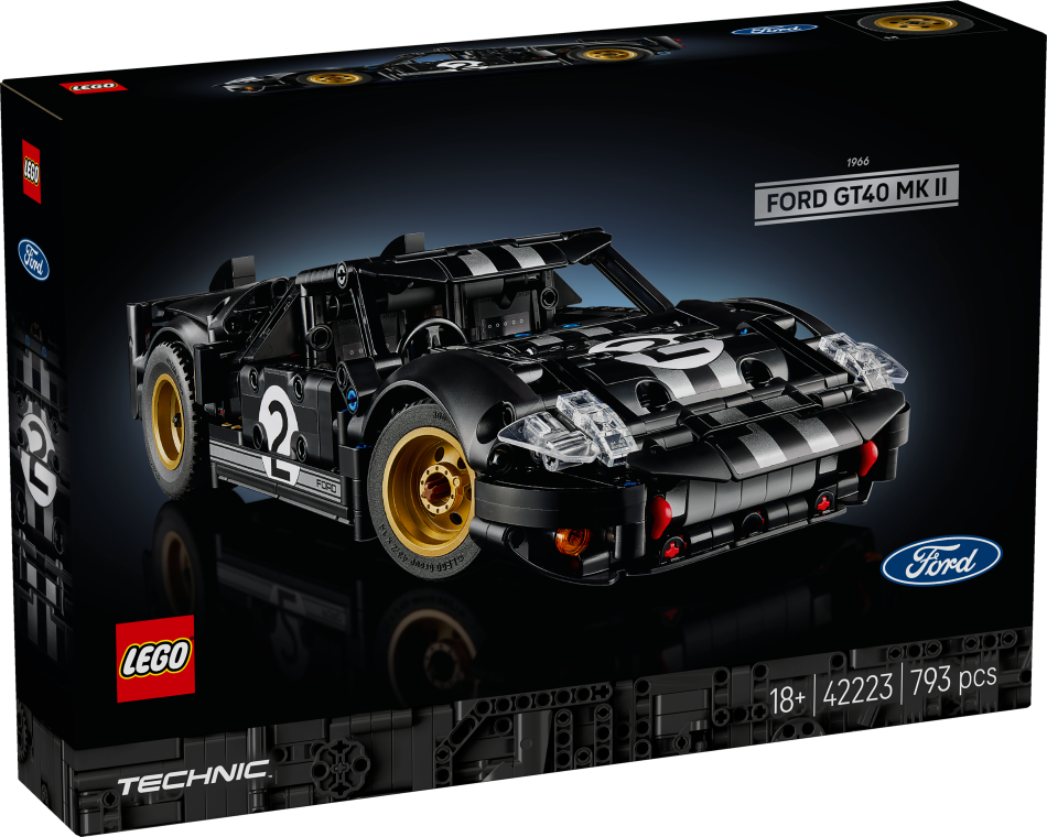 42223 LEGO® Technic 1966 Ford GT40 MKII sacīkšu auto , 18+ , модель 2026 года