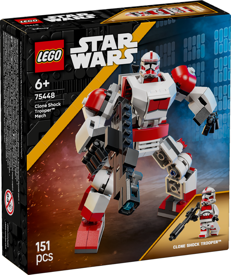 75448 LEGO® Star Wars™ Clone Shock Trooper™ robots  , 6+ gadi, 2026 gada modelis