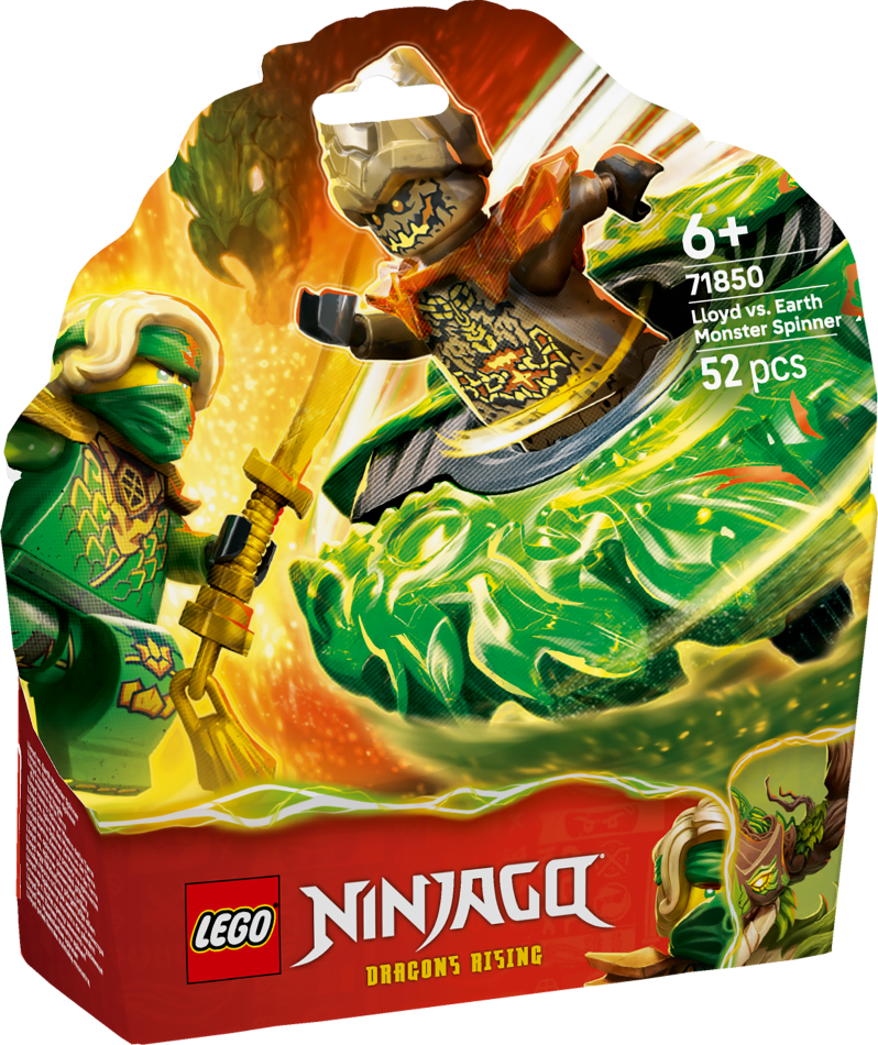 71850 LEGO® Ninjago Lloyd pret Zemes monstra spineri , 6+ gadi, 2026 gada modelis