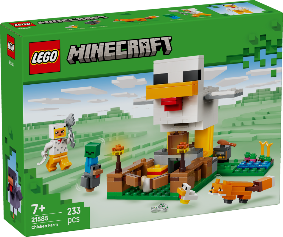 21585 LEGO® Minecraft Vistu ferma , 7+ gadi, 2026 gada modelis