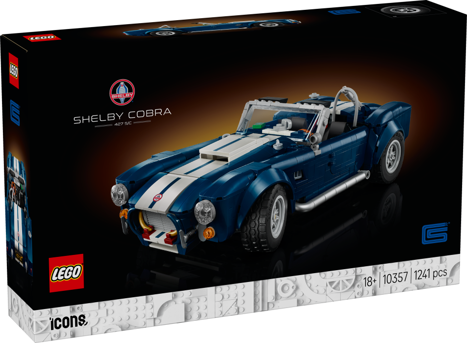 10357 LEGO® ICONS™ Shelby Cobra 427 S/C  , 18+ gadi, 2026 gada modelis