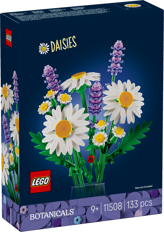11508 LEGO® Icons Botanical Margrietiņas , 18+ , модель 2026 года