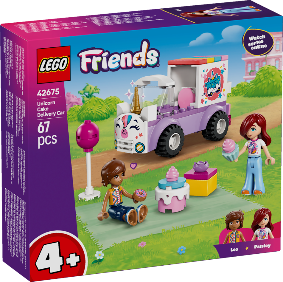 42675 LEGO® Friends Kūku piegādes auto – vienradzis , 4+ , модель 2026 года