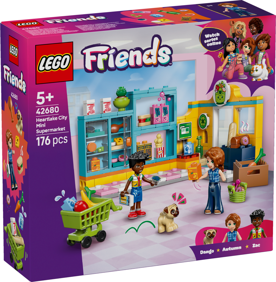 42680 LEGO® Friends Hārtleikas pilsētas veikaliņš , 5+ gadi, 2026 gada modelis