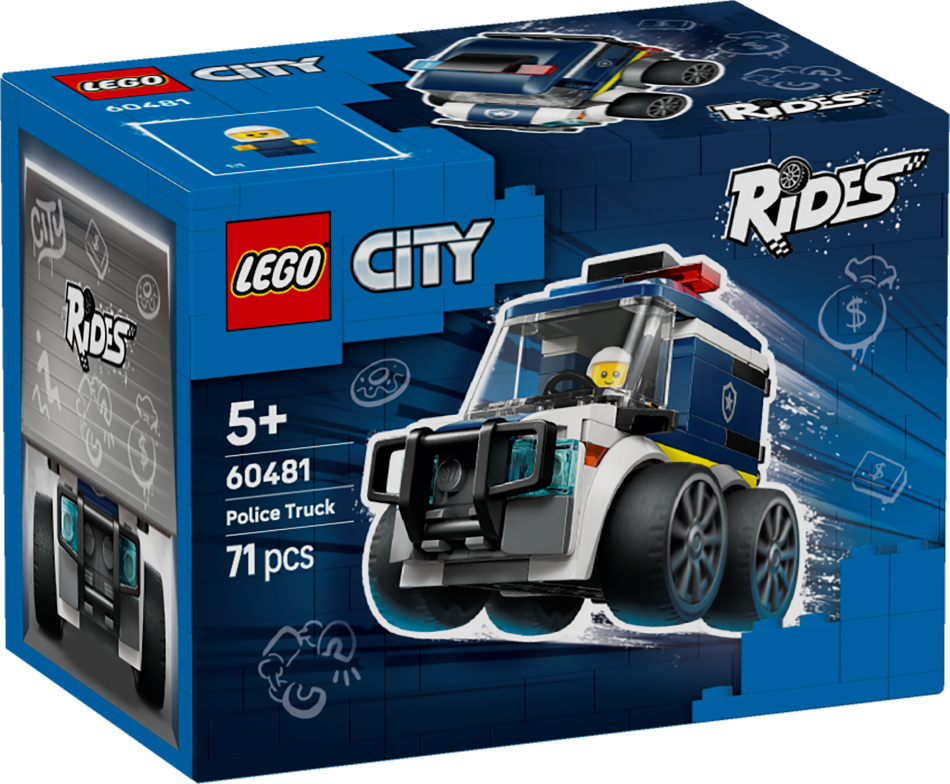 60481 LEGO® City Braucamie – Policijas kravas auto , 5+ , модель 2026 года