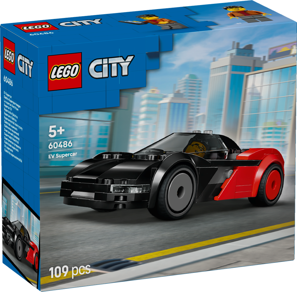 60486 LEGO® City Elektriskais superauto , 5+ gadi, 2026 gada modelis
