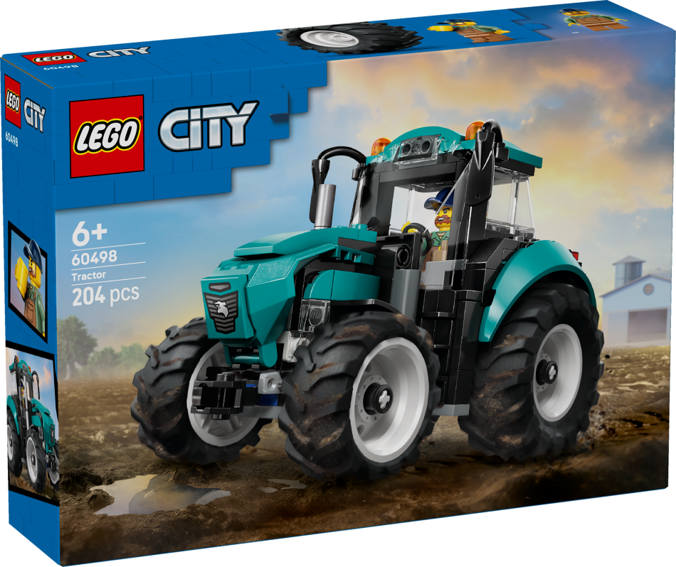 60498 LEGO® City Traktors , 6+ gadi, 2026 gada modelis