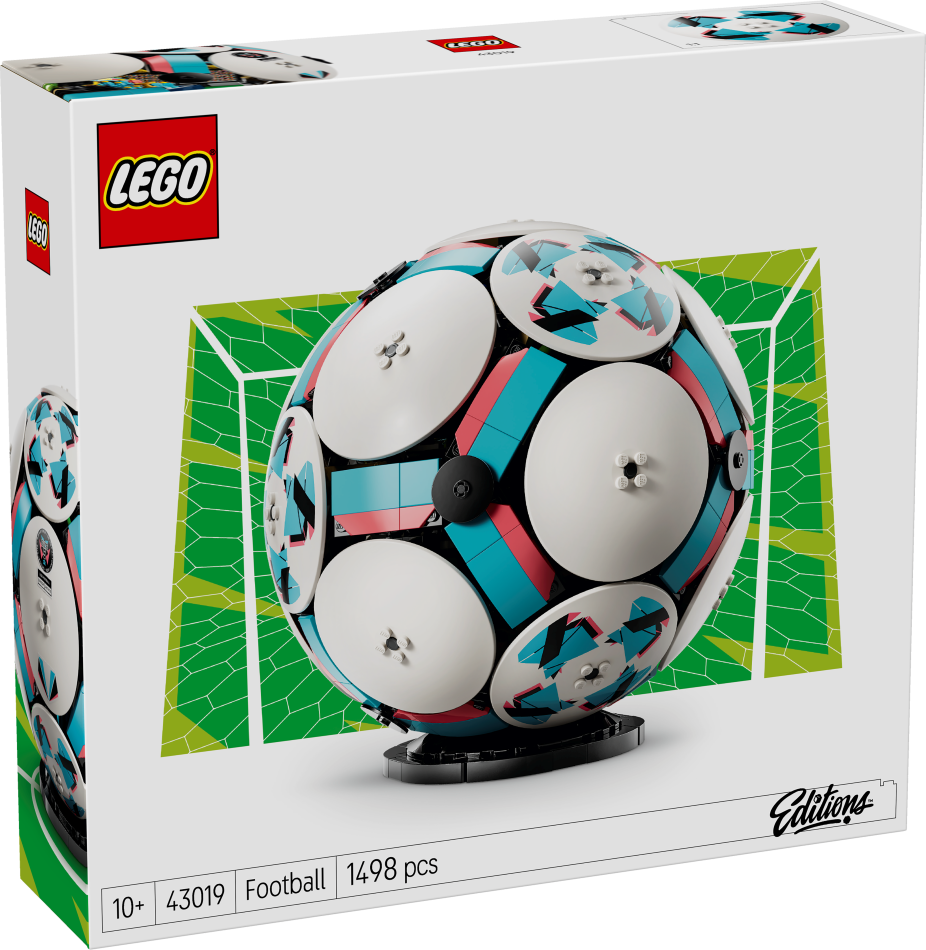 43019 LEGO® Editions Futbola bumba 10+ , модель 2026 года