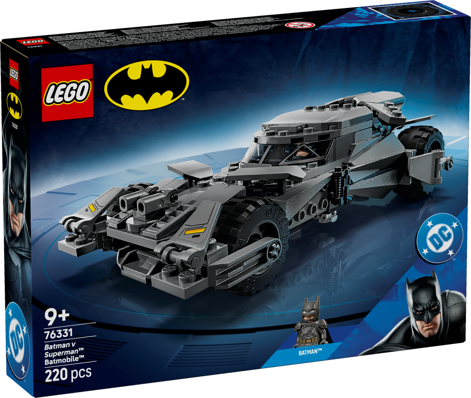 76331 LEGO® Batman™ Betmens pret Supermenu: Betmenauto, 9+ , модель 2026 года
