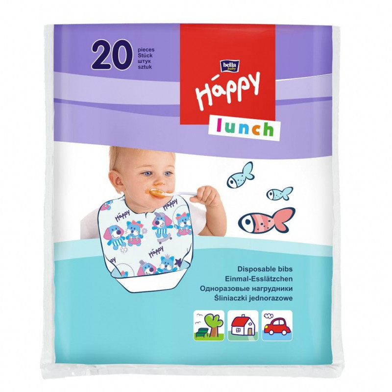 Bella Happy vienreizējās lacītes / priekšautiņi, 20 gb