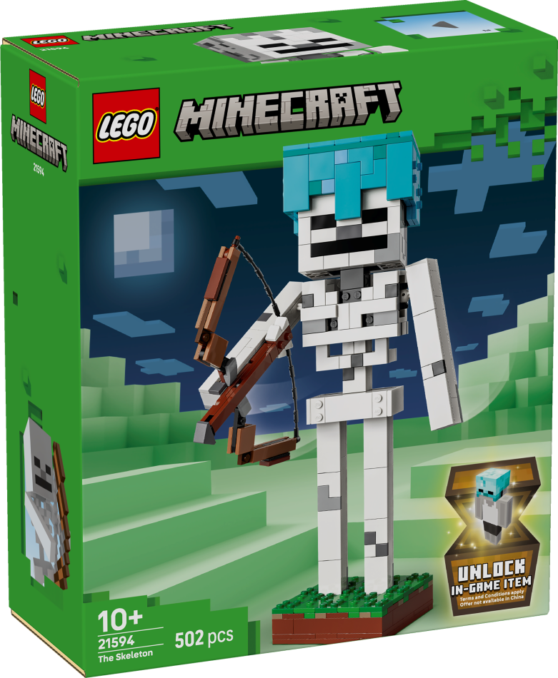 21594 LEGO® Minecraft Skelets, 10+ gadi, 2026 gada modelis