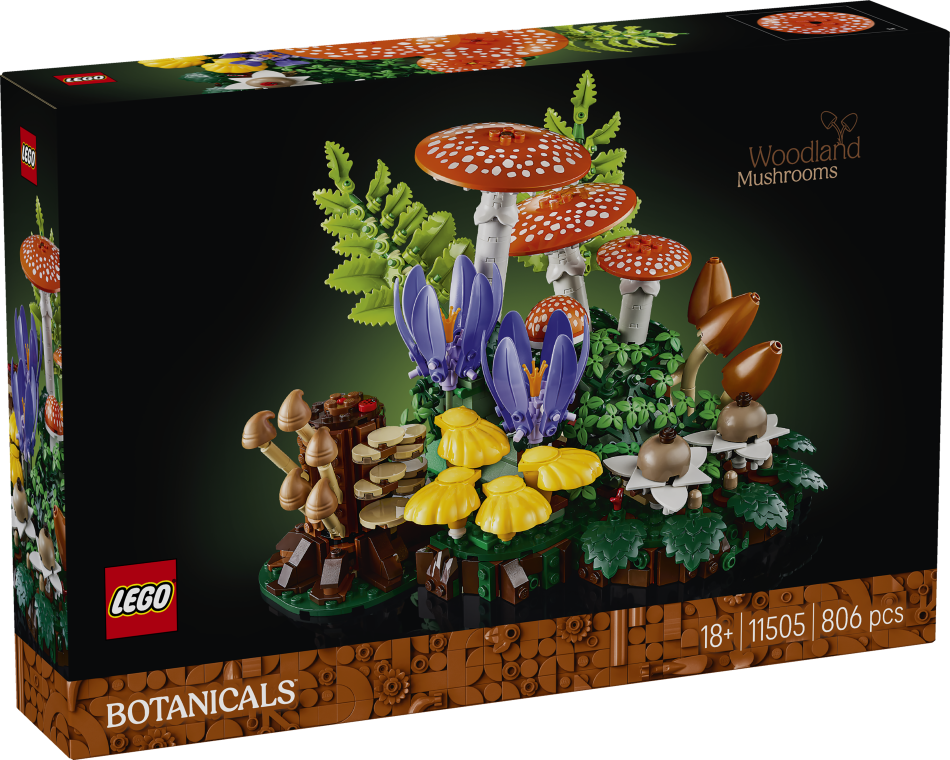 11505 LEGO® Icons Botanical Meža sēnes, 18+ gadi, 2026 gada modelis