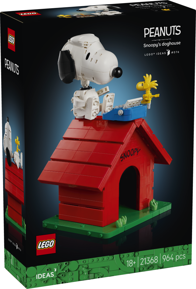 21368 LEGO® Ideas Riekstiņi: Snūpija būda, 18+ , модель 2026 года
