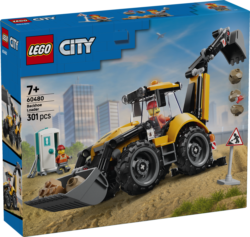 60480 LEGO® City Dzeltens iekrāvējs, 7+ , модель 2026 года