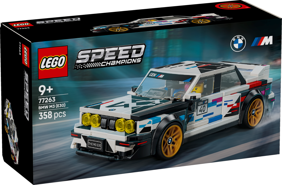 77263 LEGO® Speed Champions BMW M3 (E30), 9+ , модель 2026 - 08