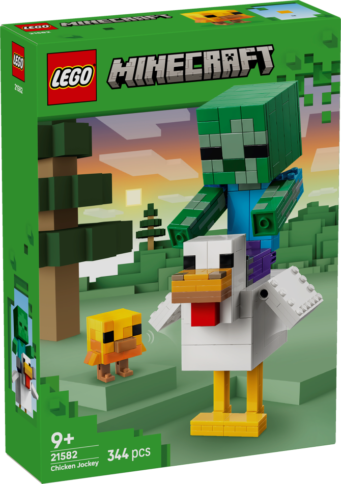 21582 LEGO® Minecraft Cāļu žokejse, 9+ gadi, 2026 gada Augusts