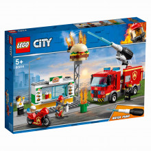 60214 LEGO® City Ugunsgrēks burgeru kafejnīcā, 5+ gadi