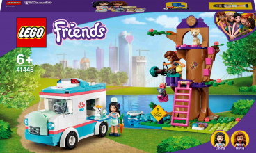 41445 LEGO® Friends Dzīvnieku klīnikas neatliekamās palīdzības auto, 6+ gadi, 2021.g.modelis