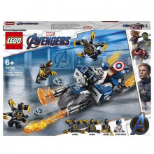 # 76123 LEGO® Super Heroes Captain America: Avengers Outriders Attack, 6+ gadi